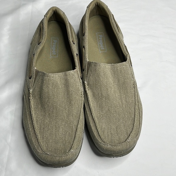 Propét Viasol Mens loafer 13 XX(5E)  canvas greenish - Picture 3 of 15